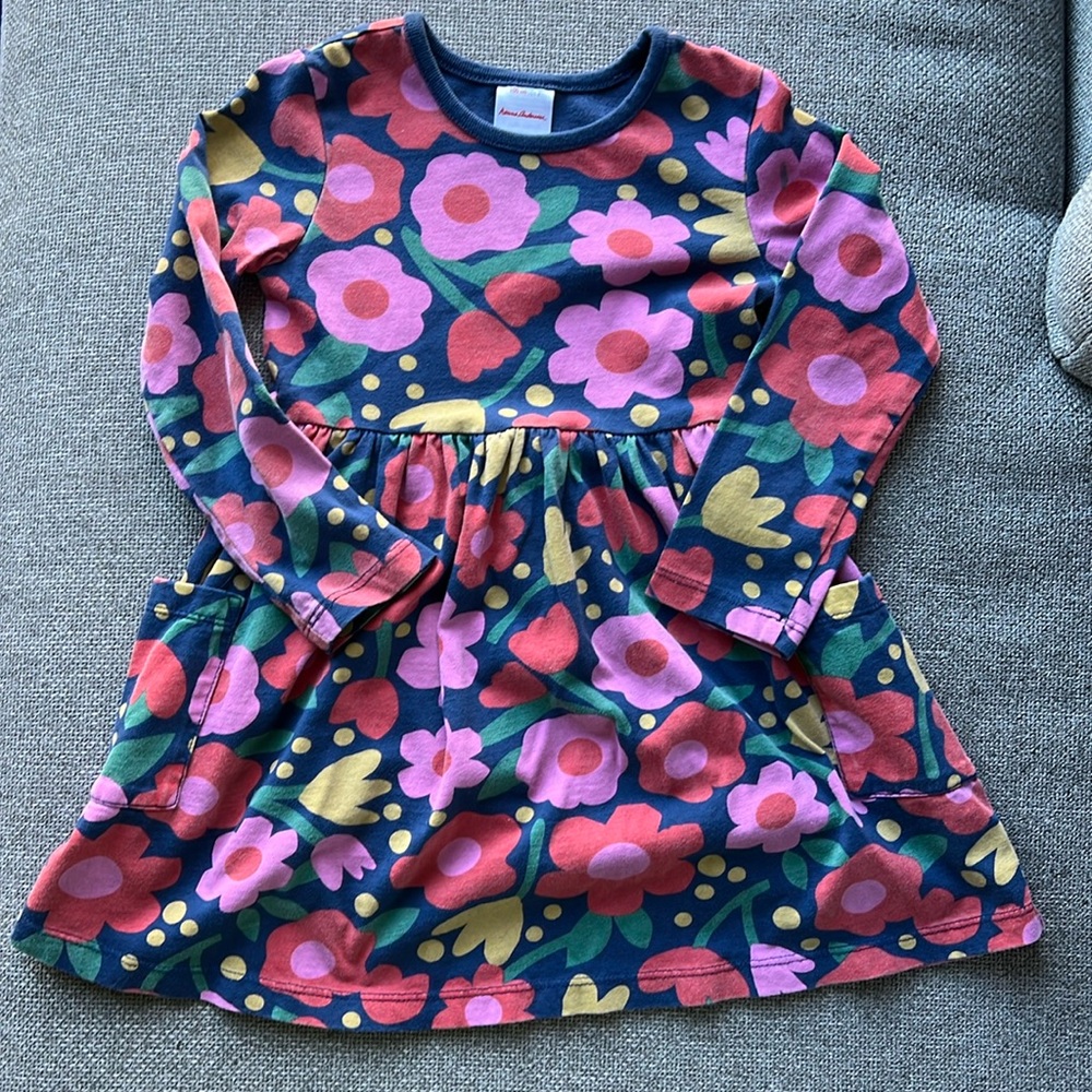 Hanna Andersson Girls Floral Dress